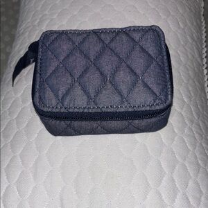 Vera Bradley Pill Organizer (quilted denim color)